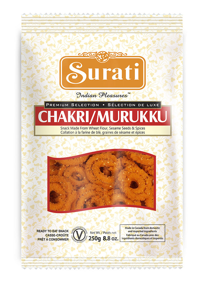 Chakri Murukku - 250g – Surati Snacks - Buy Indian Snacks & Sweets